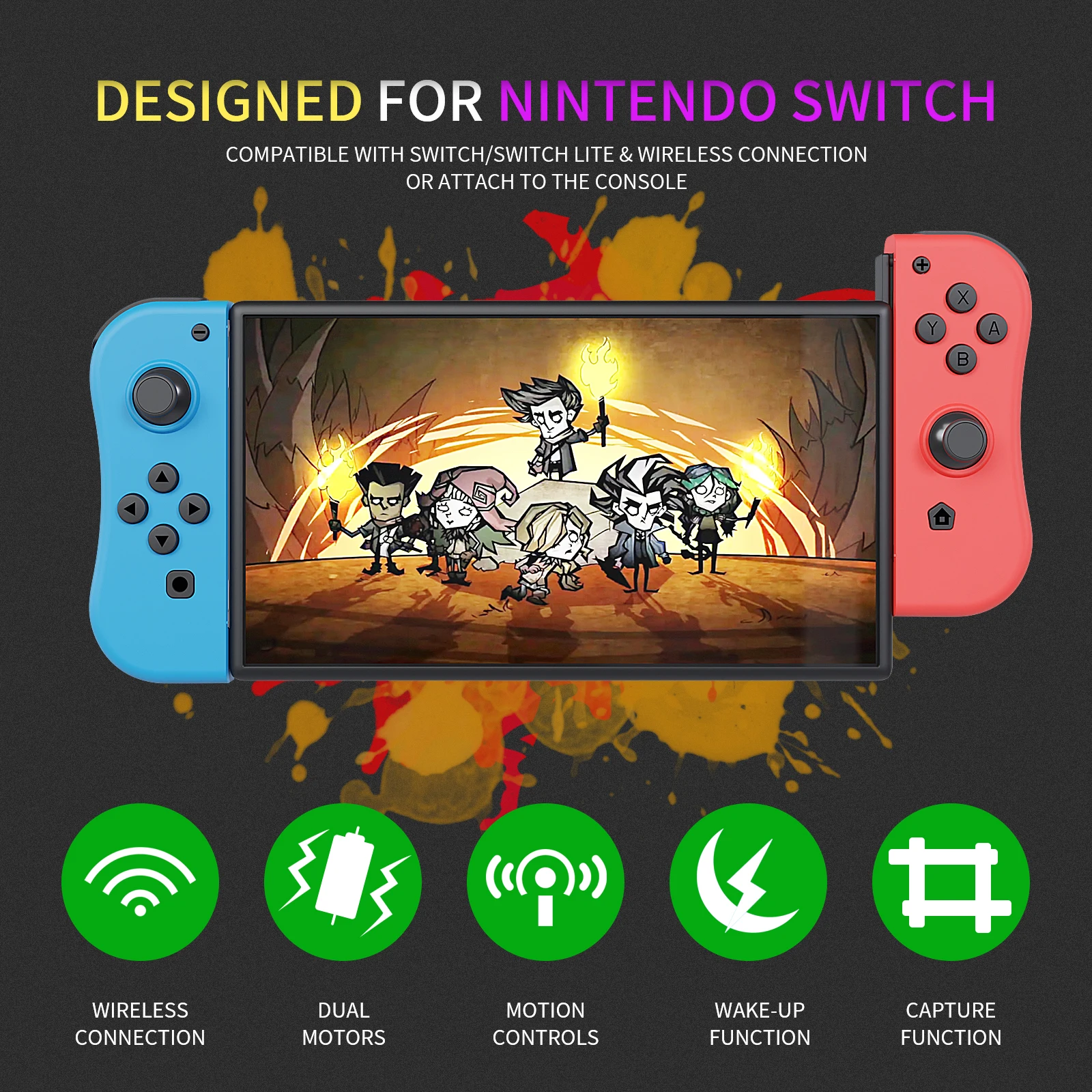 Gamepad For Nintend Switch NS Joy Game Con Handle Grip For Switch Game Joysticks switch accessories Joy Con Wireless Controller