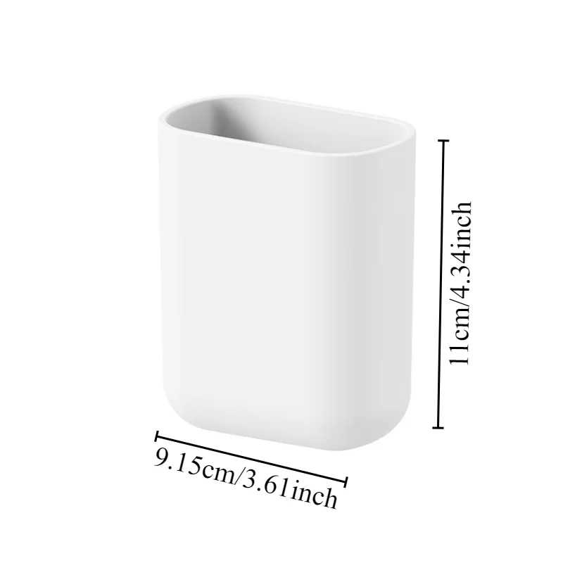 Bathroom waterproof wall-mounted toothbrush holder without punch Comb makeup brush plastic case household items 6