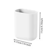 Bathroom waterproof wall-mounted toothbrush holder without punch Comb makeup brush plastic case household items 6