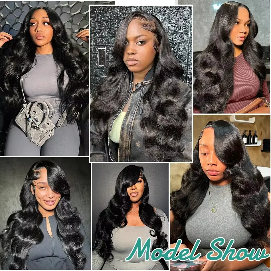 250 Density Body Wave 13x6 Lace Front Human Hair Wigs Loose 30 40 Inch HD Water Wave 13x4 Lace Frontal Wig 5x5 Glueless Closure human hair wigs
