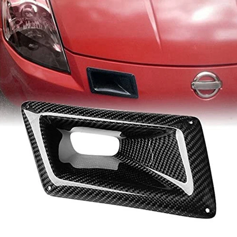 

For NISSAN 350Z Z33 2003-2009 Carbon Fiber Right Bumper Air Duct Intake Vent Covers