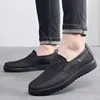 Summer men's mesh shoes thin breathable soft sole middle-aged and elderly father shoes mesh surface large size casual men's 3