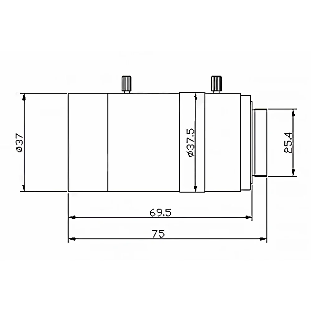 Global Shutter USB Camera 1080P 90FPS Industrial Metal Box With 5-100mm Varifoca