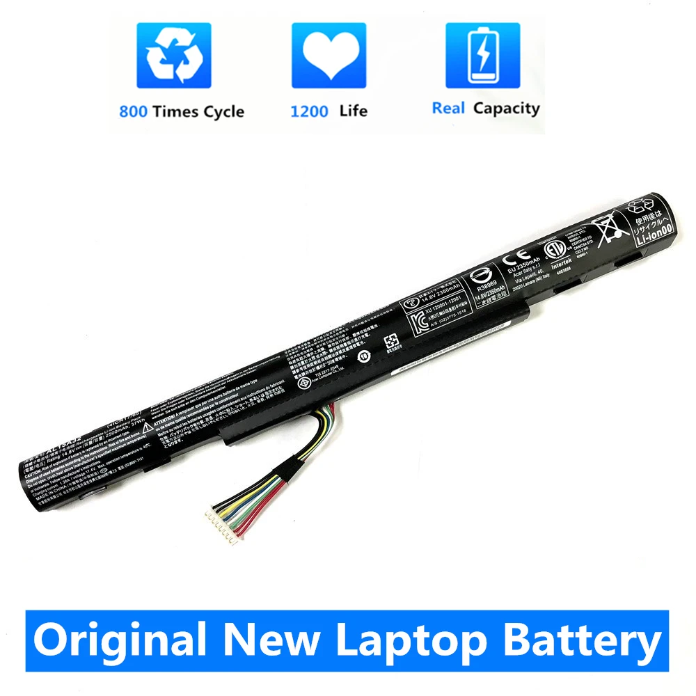 

CSMHY New Original 14.8V 2500mAh AL15A32 Laptop Battery For Acer Aspire E5-473G E5-573G E5-553G Series 4ICR17/65 KT.004B3.025