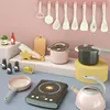 Kids Play Kitchen Set, Pretend Play Cooking Toys Set, Kitchen Toys Playset For Toddlers, Toy Pots And Pans For Kids Kitchen 2
