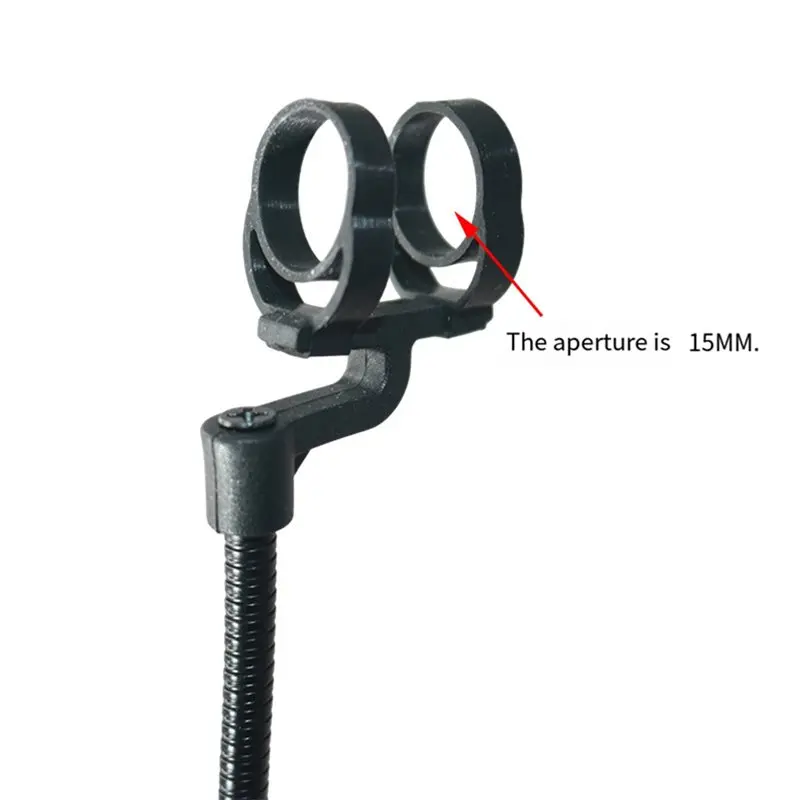 A99E-유니버설 마이크 홀더 마이크 붐 마이크폴은 마이크와 클립이 없는 다양한 악기 마이크용입니다.