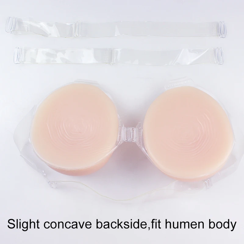 Simulated Silicone Breasts Heterosexual Dresser Teardrop Shape Plumping Breast Implants Designs