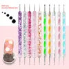 5pcs Nail Art Brushes Dotting Pen Acrylic Flower Dot Drawing Painting Manicure Tools Dual-ended Nail Decoration Accessories 1