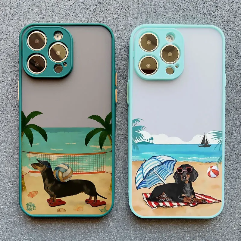 Adorable Cartoon Dog Newspaper Shockproof Phone Case - Lovely Protective Cover