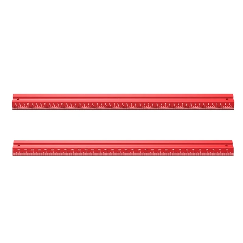 

Lightweight Aluminum Alloy Woodworking Ruler Carpentry Marking Tool Drawing Rule