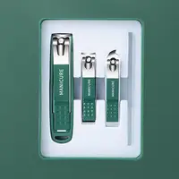 High Strength Manicure Tool Stainless Steel Nail Clippers Set with Anti-splash Design Manicure Pedicure Kit for Foot for Foot 1