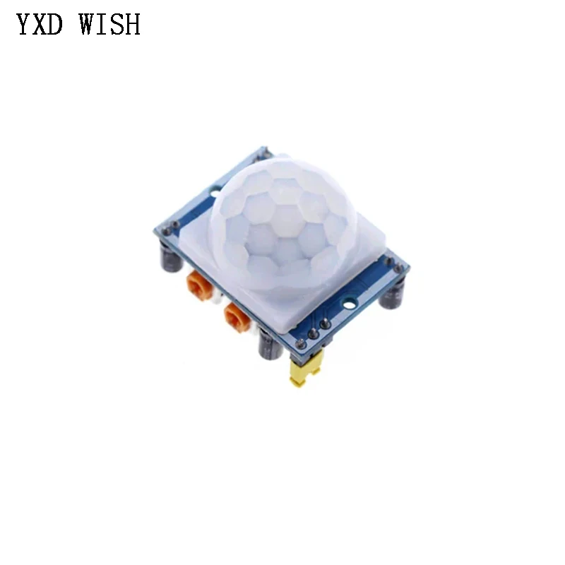 5pcs HC-SR501 Human Body Infrared PIR Motion Sensor Detector Module SR501 Adjust IR Pyroelectric Infrared PIR Sensors Board