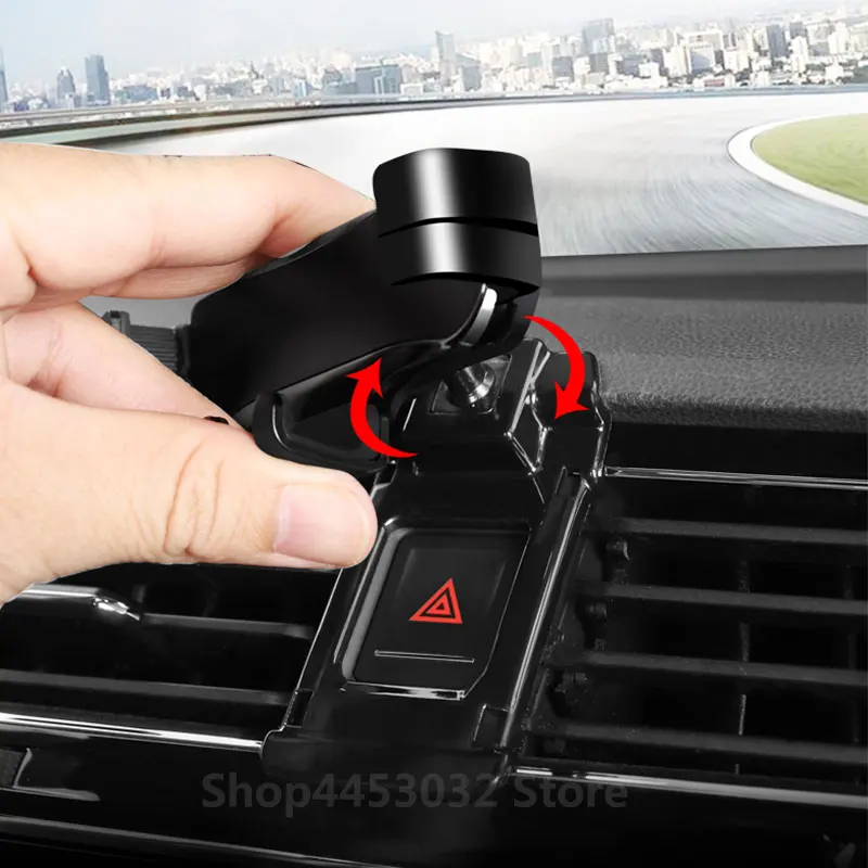 Car Phone Holder for Land Rover Range Rover Evoque 2014-Gravity Navigation Special Bracket Rotatable Support Accessories phone holder,mobile phone holder