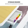 Laptop Bed Table Foldable Lap Table with Cup Holder Drawer Tablet Stand Laptop Bed Tray Table Portable Lap Table Foldable Legs 5