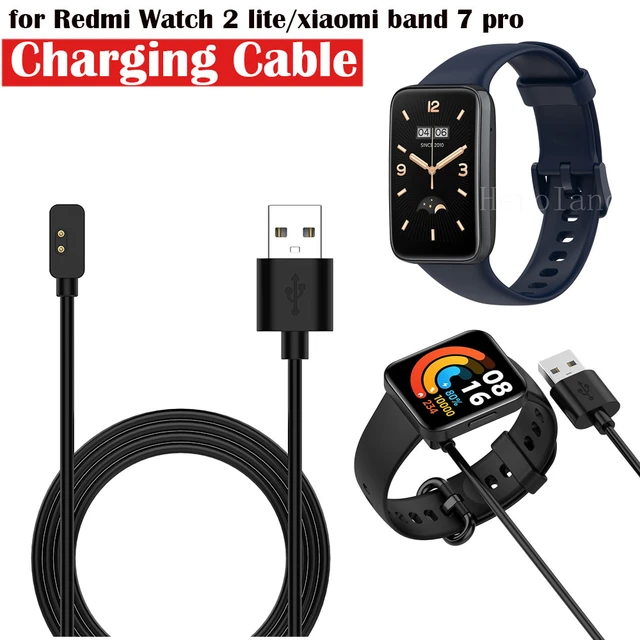 Cable de carga USB de 55cm/1M para Xiaomi Mi Band 7 Pro / Redmi Watch 2  lite, accesorios de reloj inteligente, adaptador de cargador, base de Cable  - AliExpress