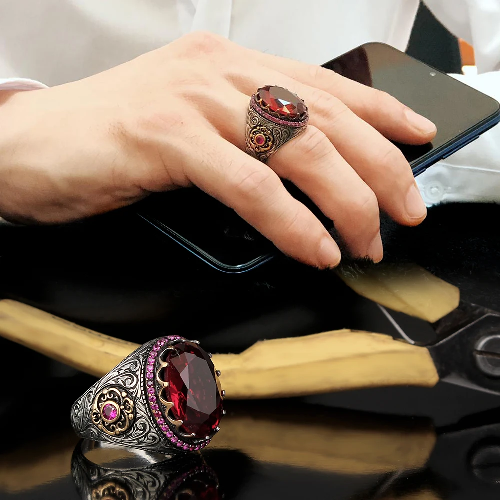 

Topaz Stone 925 пробы Серебряное кольцо