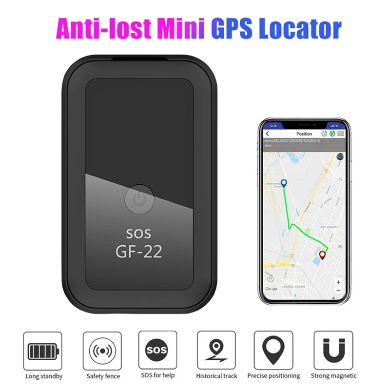 Mini Magnetic GPS Tracker GF22 Universal Positioner For Car Motorcycle Real  Time Tracking Children Anti-lost Locator Accessories - AliExpress