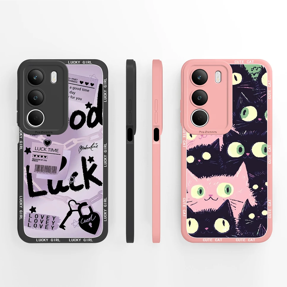Lovely Flowers Pattern Shockproof Phone Case - Full Protection Cover