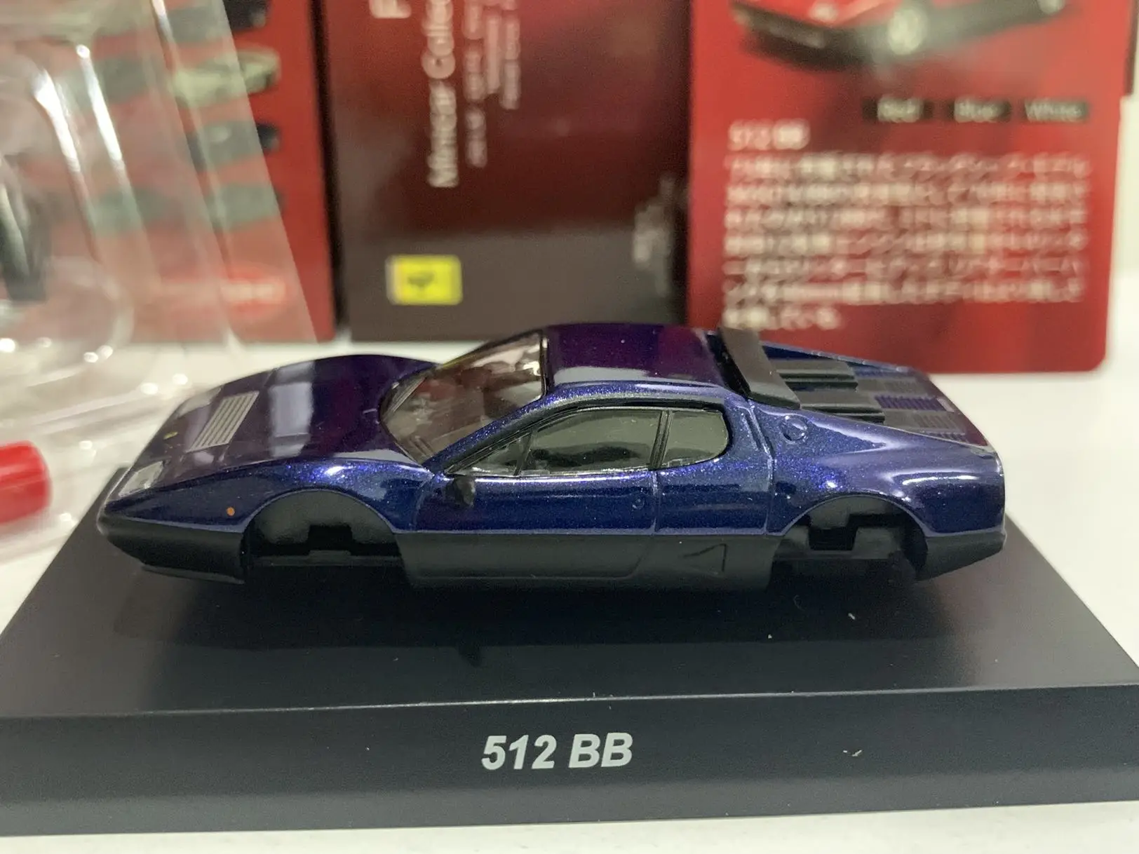 

Коллекция 1/64 KYOSHO 512 BB, литой Сплав, собранный автомобиль, декоративная модель, игрушки