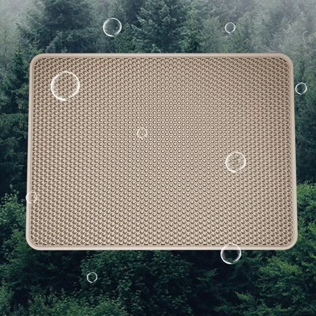 Waterproof Double-Layer Cat Litter Mat 5