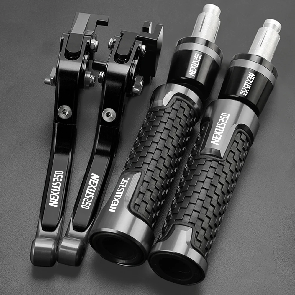 

Motorcycle Accessories Adjustable Brake Clutch Levers Handlebar Handle Grip Ends For HONDA NEXUS250 Nexus 250 E3 2006-2008 2007