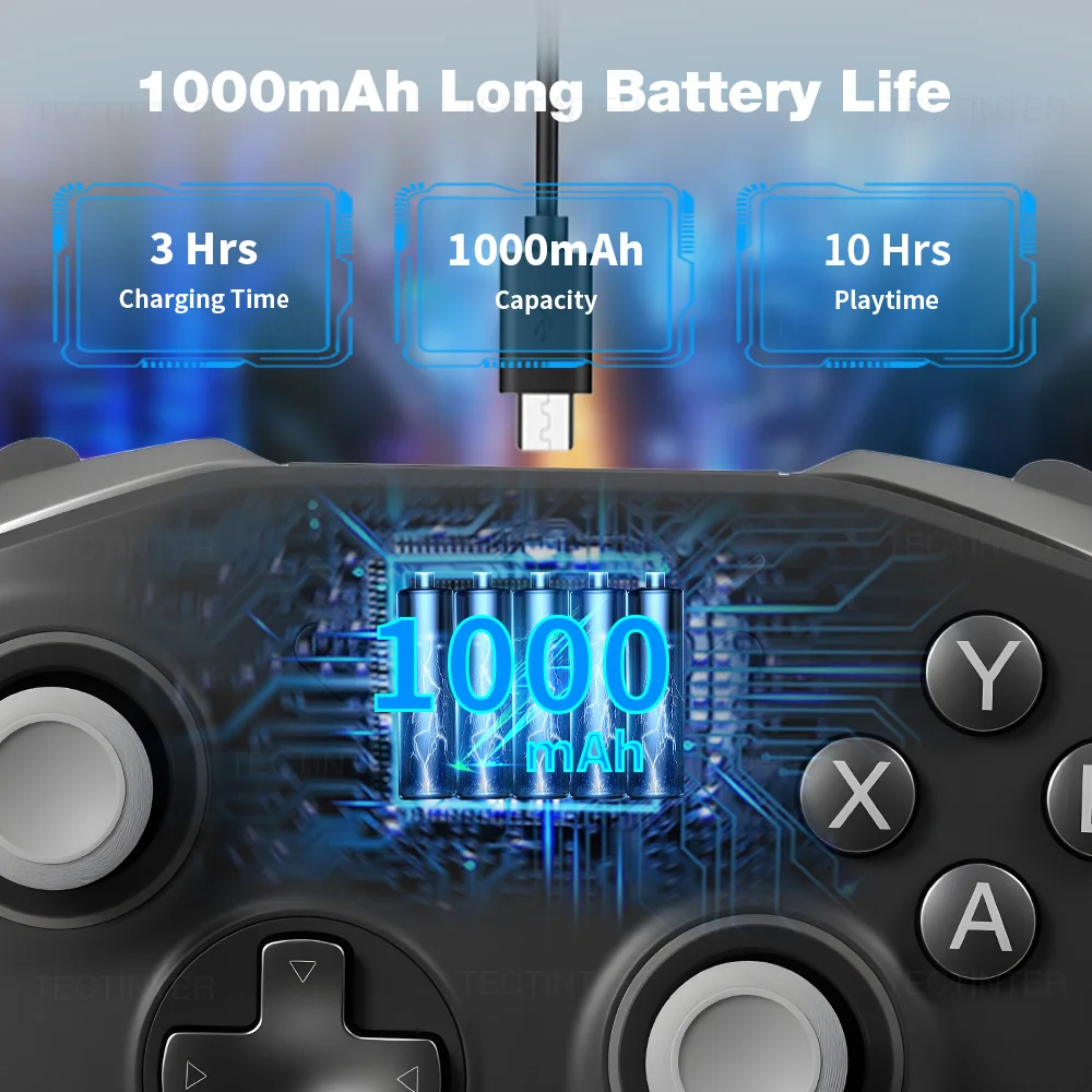 Wireless Controller RGB Hall Effect For Switch
