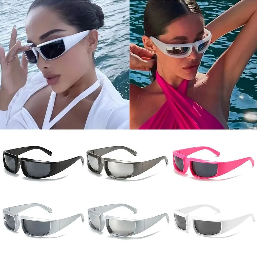 

Модные спортивные велосипедные женские солнцезащитные очки мужские оттенки панковские очки Y2K солнцезащитные очки