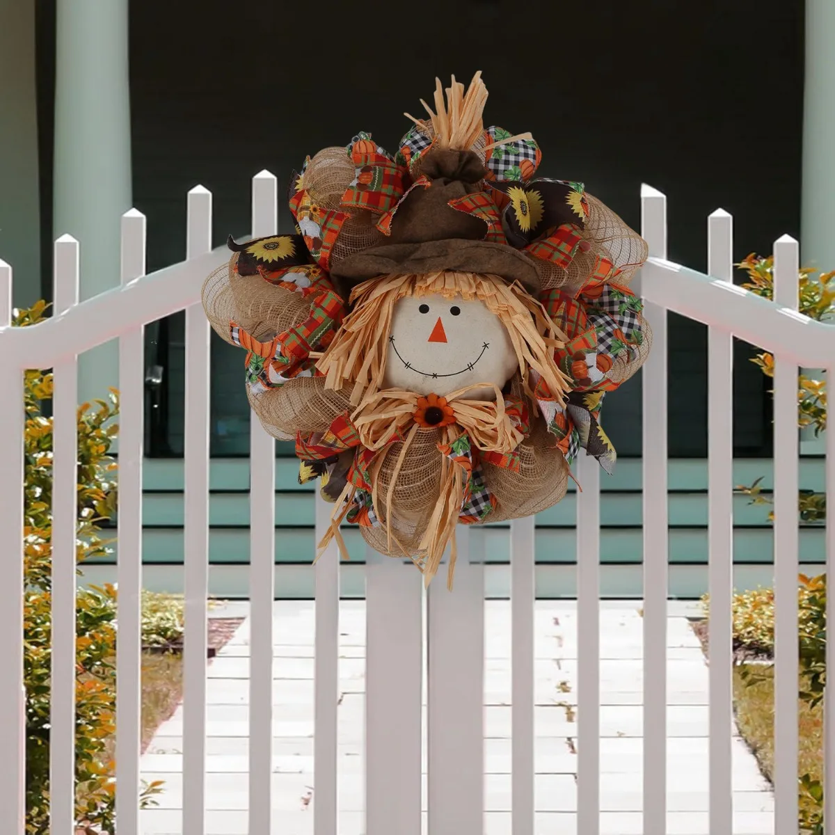 Autumn Scarecrow Wreath 4