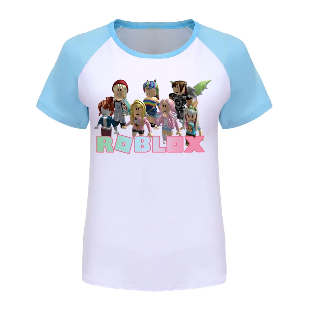 Kids Game Pyjama Sets Roblox T Shirt & Shorts 2 Pcs Short Sleeve Tee Sportswear Activewear Tracksuits Sets Jogging Sport Suit Pjs Toddler Baby Boys Girls Gaming Gifts 