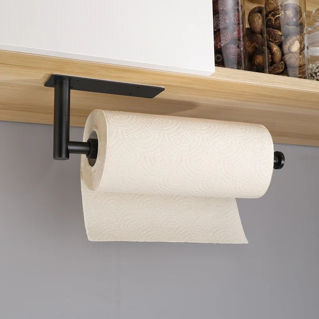 Porte-rouleau de papier mural en acier inoxydable, outil d'installation inclus, outil de cuisine 3
