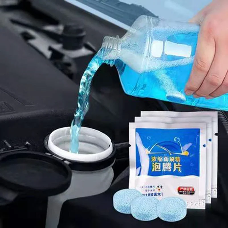 

Car Effervescent Tablets Windshield Cleaner Windscreen Wiper Cleaning Tabet Solid Washer Universal Home Toilet Window
