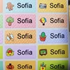 120pcs Name Sticker Personalized First Name Label Custom Waterproof Kawaii Stickers for Children School Stationery Waterbottle 3