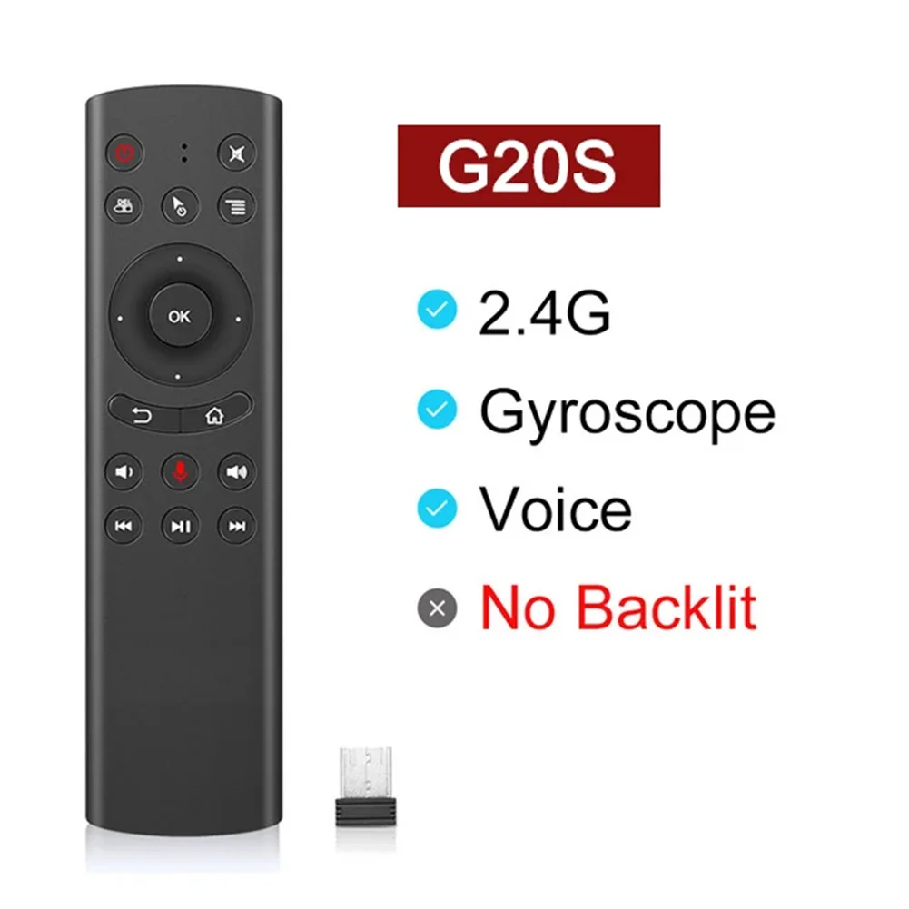 

G20S Air Mouse Wireless Remote Keyboard Voice Inputting Air Fly Mouse Remote Control With USB Receiver For Android TV Box