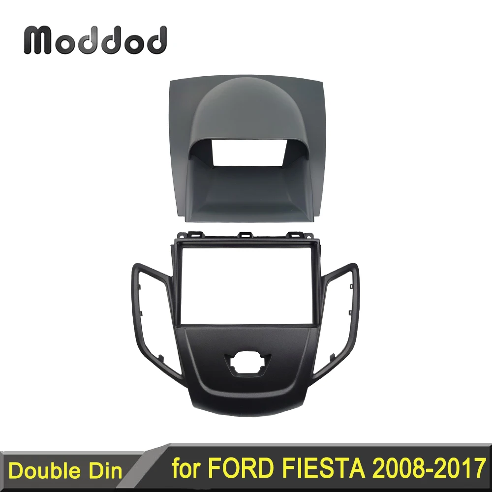 Fascia Autoradio Adatta Per Ford Fiesta 2008-2017 Double 2 Din Stereo Installation Panel Dash Kit Di Montaggio Cover Dvd Audio Frame