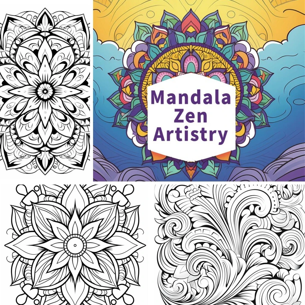 1pc Art Coloring Book 22 Page Coloring Books Gift For Birthday Party Relieve Stress Kill Time Graffiti Painting Drawing Art Book 4