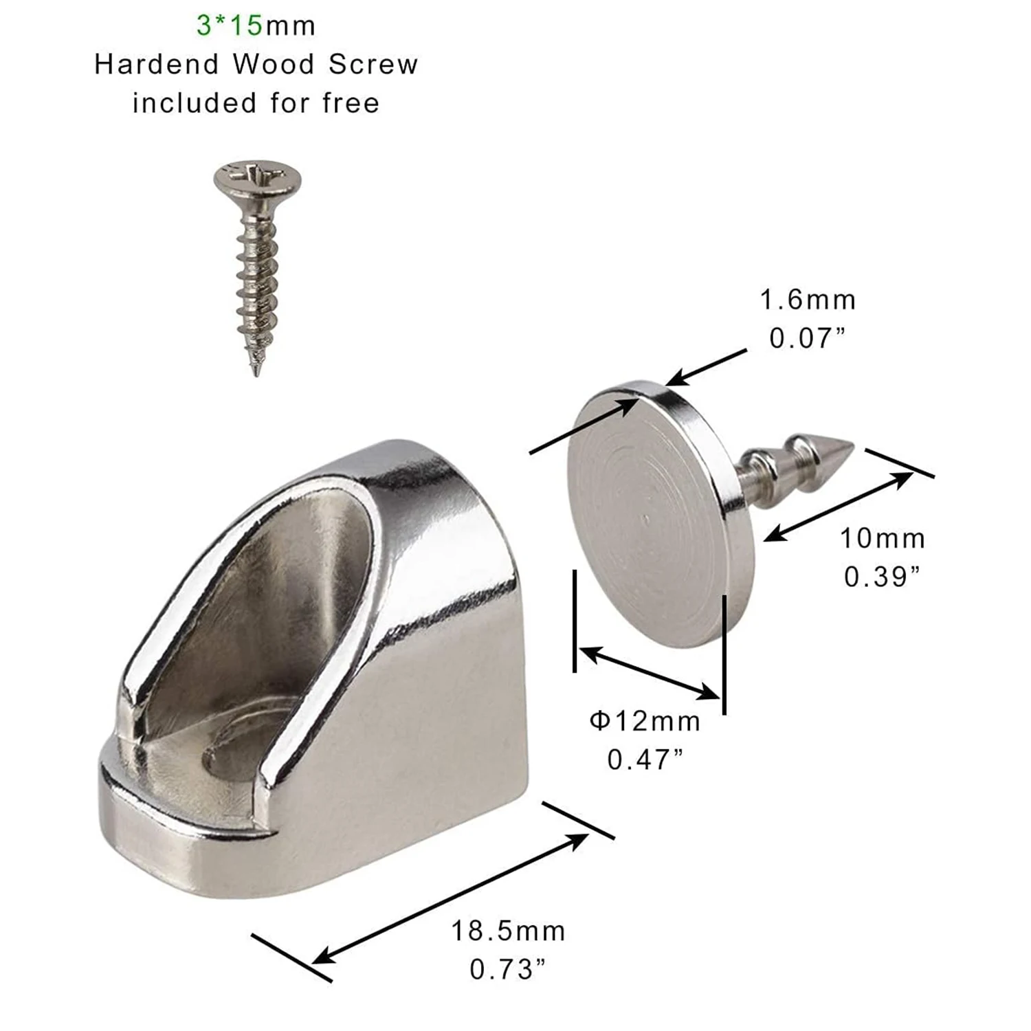 Super poderoso neodímio trava magnética, ímã porta captura, acessórios para móveis, ímãs fortes para armário, rolhas de portas, armário