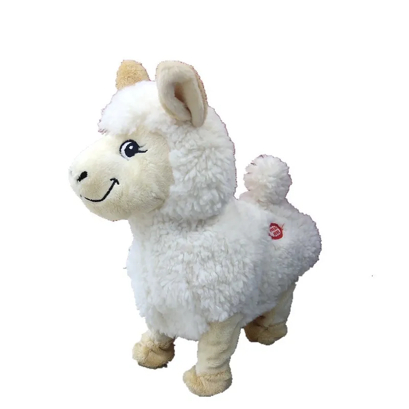 New Plush Electric Head Shaking Dance Singing Shake Butt Alpaca Children's Electric Doll Sheep New Unique Toy