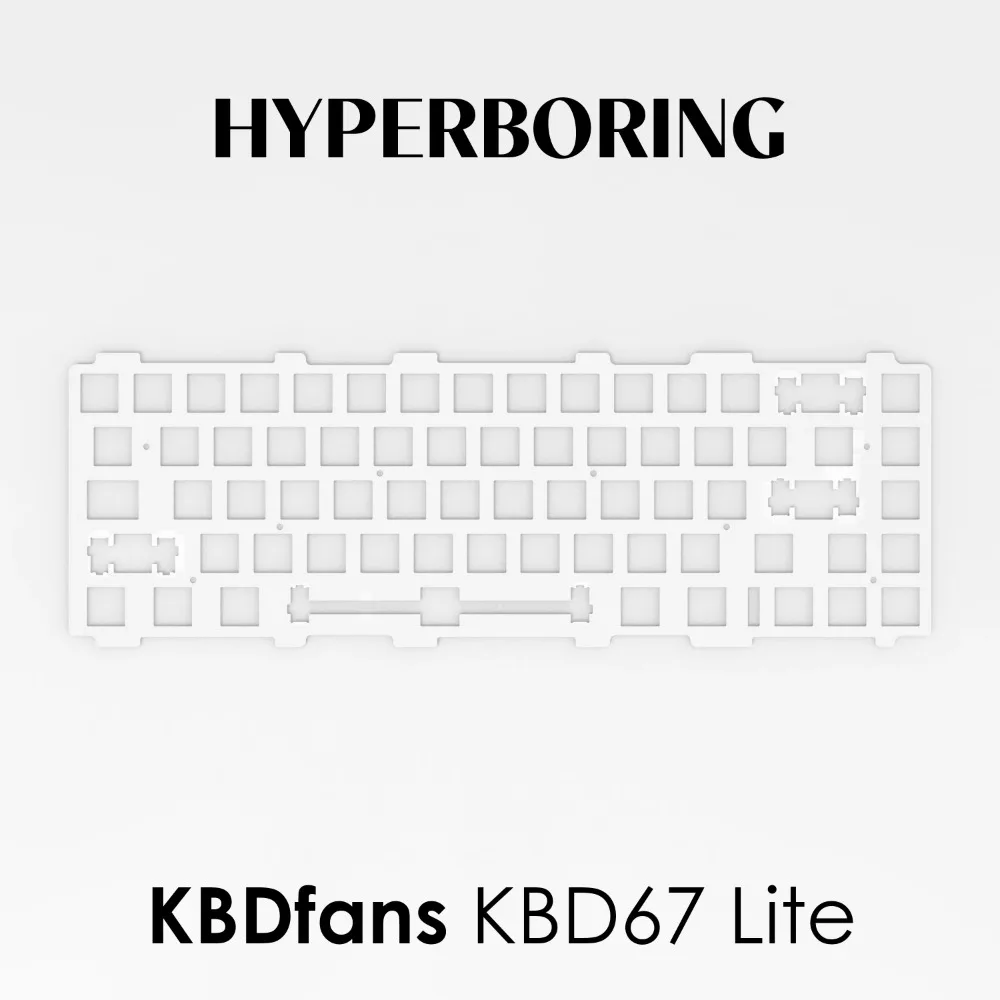 KBDfans Kbd67 Margo65 기계식 키보드 용 포지셔닝 플레이트 PP PC 알루미늄 Fr4 플레이트 맞춤형 게임용 키보드 액세서리