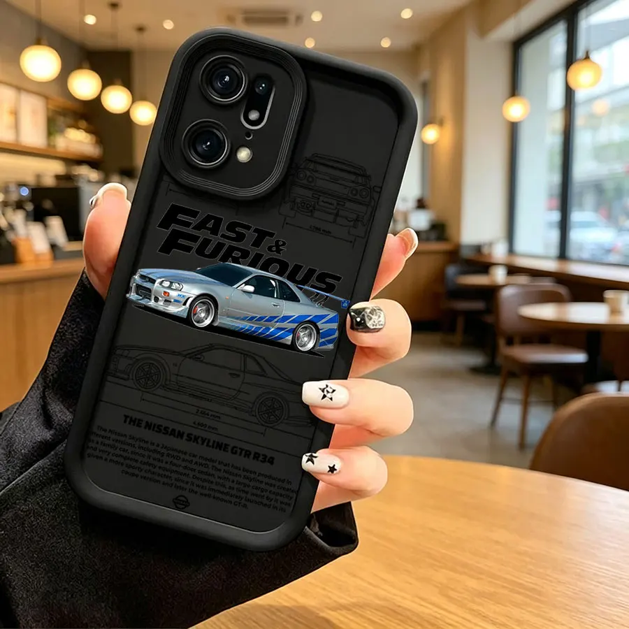 High-Speed Racing Car Case with Gradient Design