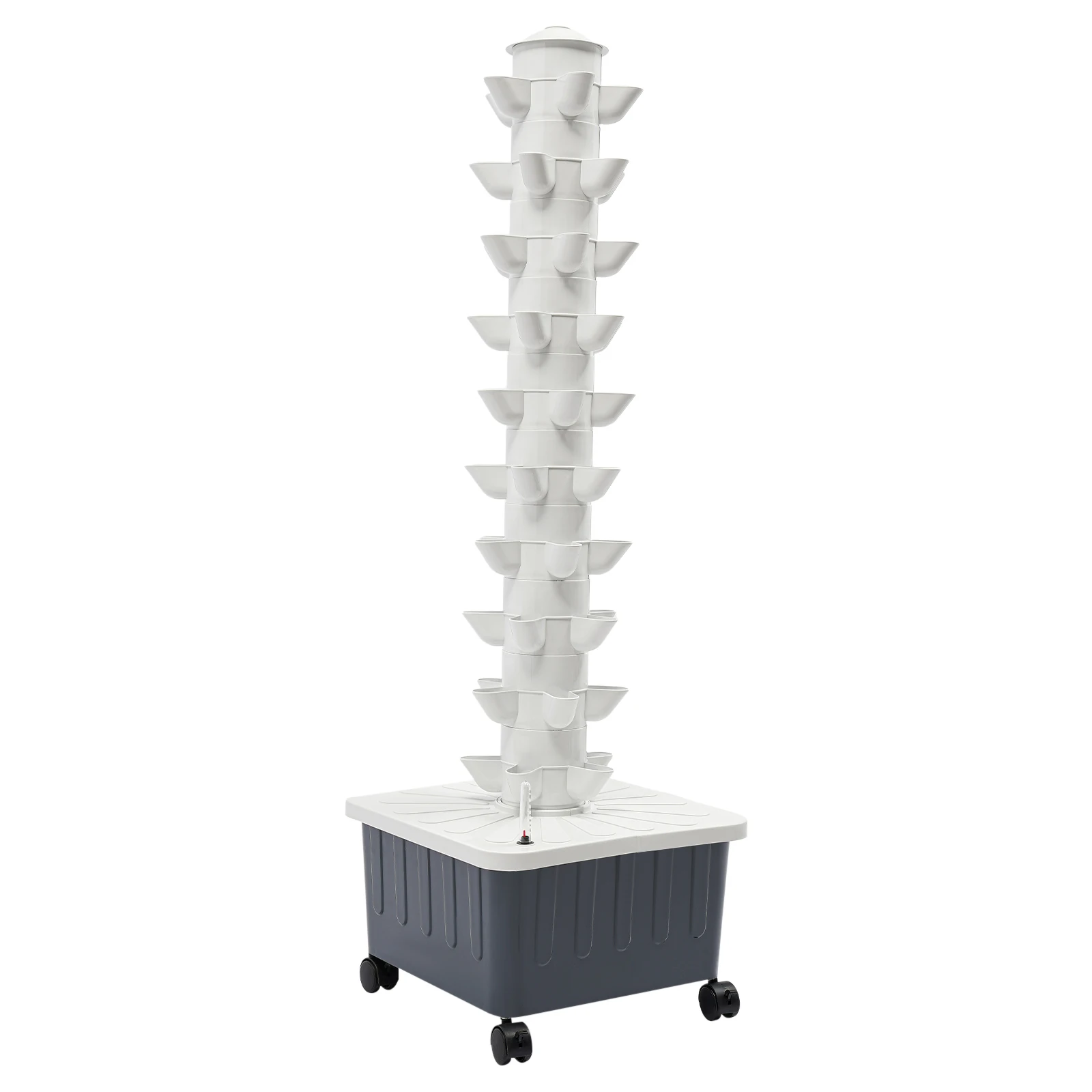 23431-2178B5.Jpg hydroponic growing tower - 50 holes vertical vegetable plant tower