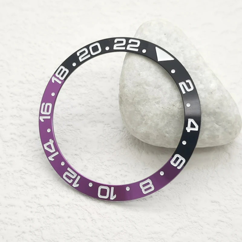 Aluminum Sloped Bezel Insert for Diver's Style Mechanical Watch Repair