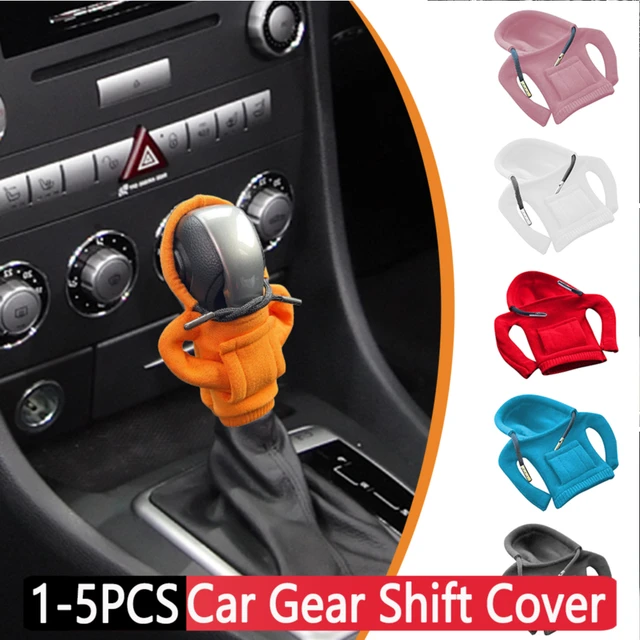 Car Shift Knob Cover Set Car Styling Hoodie Handle Creative Gift Shift  Lever Handle Kit Car Decoration Auto Interior Accessories - AliExpress