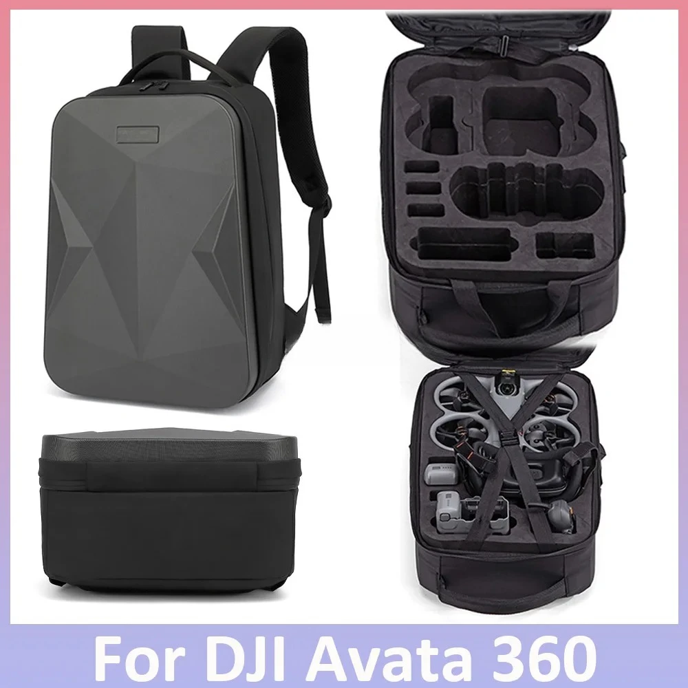 드론 가방 크러스트 하드 쉘 방수 백팩 DJI 아바타 360 고글 G3/N3 RC ..