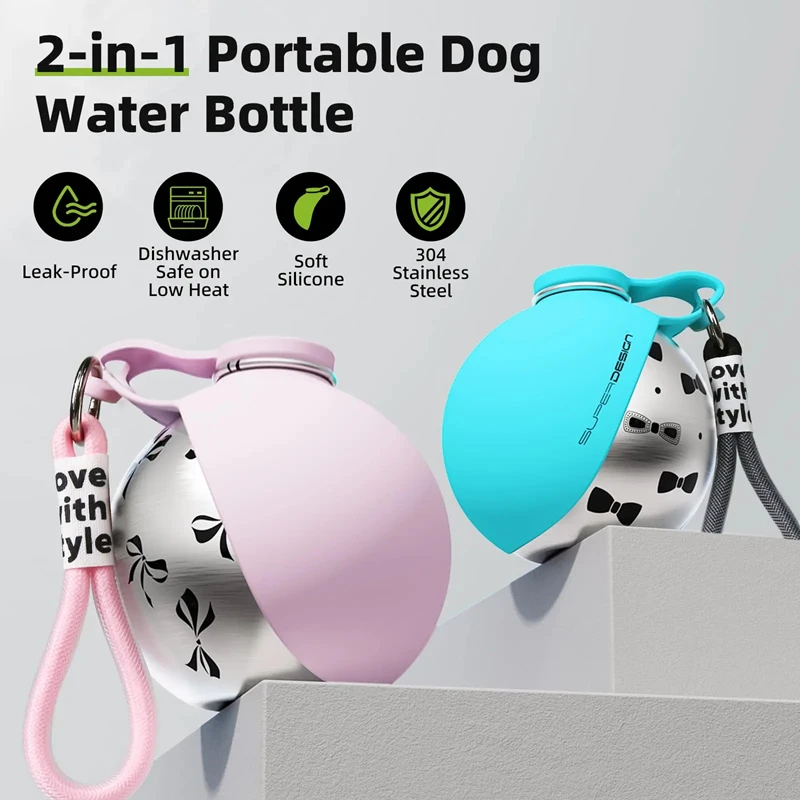 Water dispenser for small dogs