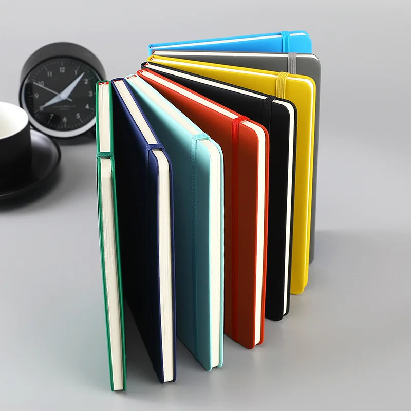 New Simple A5 Business Bandage Notebook Office Work Agenda Book Student Notepad