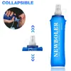 NEWBOLER 250ml 500ml Water Bottle TPU Folding Soft Flask Sport Water Bottle Water Bag Collapsible Water Bottle Running Camping 3
