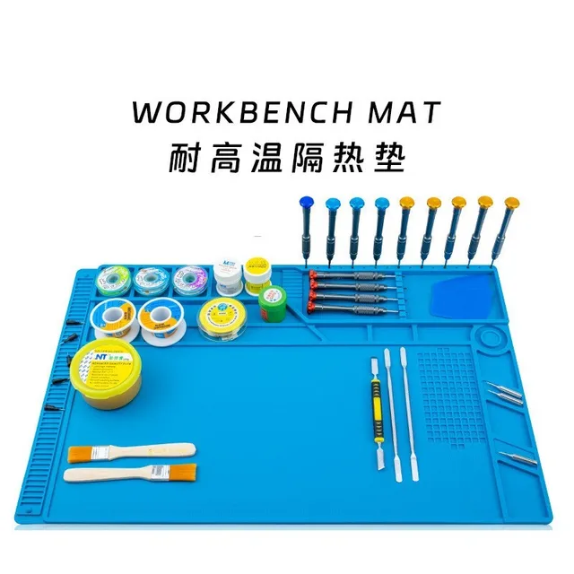 Tappetino Saldatura ESD 60x35 Cm - Antistatico, Resistente Al Calore 500°C | Per Riparazioni Elettroniche - Foto 6