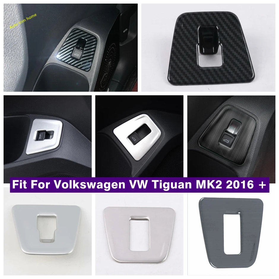 

Rear Trunk Door Control Button Panel Decor Cover Trim Fit For VW Volkswagen Tiguan MK2 2016 - 2022 Interior Accessories