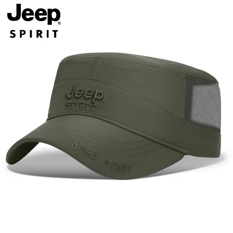 [JEEP]★24SS★Spirit Cherokee Waffen Hat JEEP SPIRIT Men's Military Hats Trend Four Seasons Outdoor