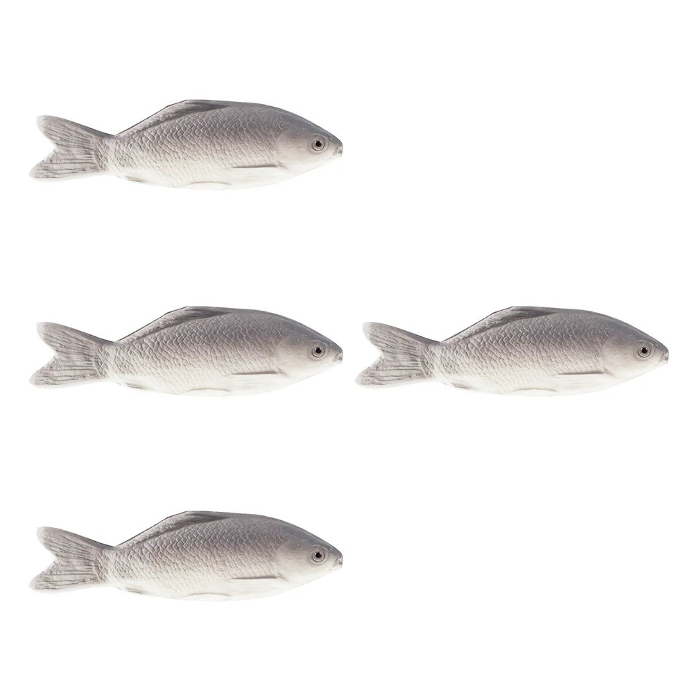 

4 Pcs Artificial Fish Home Decor Desktop Decorations Pu Kids Simulation Toy Child Plaything Imitation